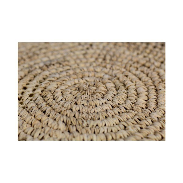 Puf z rafie HSM collection Raffia, 34 x 40 cm-image-1