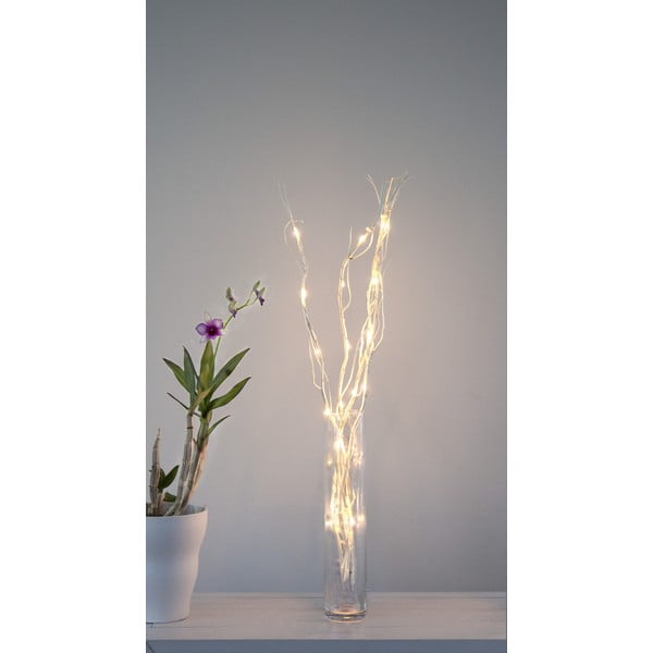 Bílá světelná dekorace ø 8 cm Willow – Star Trading-image-3