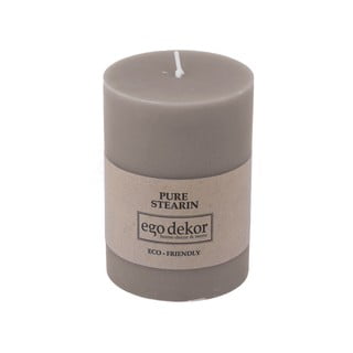 Béžově hnědá svíčka Eco candles by Ego dekor Friendly, doba hoření 37 h