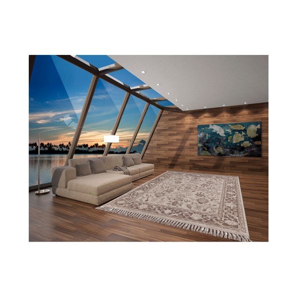 Koberec z vlny Webtappeti Gri, 200 x 100 cm-image-1