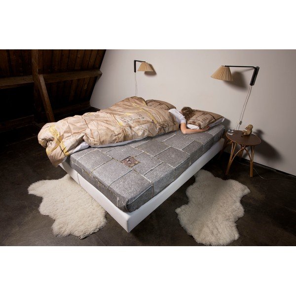 Bavlněné prostěradlo Snurk Le-Trottoir, 90 x 200 cm-image-1