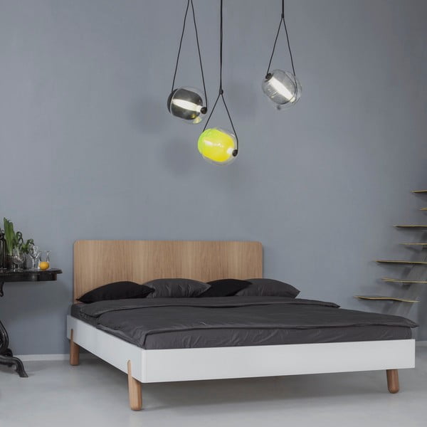 Postel Jitona Mamma s dřevěným čelem, 180 x 200 cm-image-4