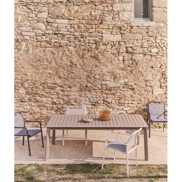Kovový zahradní jídelní stůl 100x205 cm Brela – Kave Home-image-1