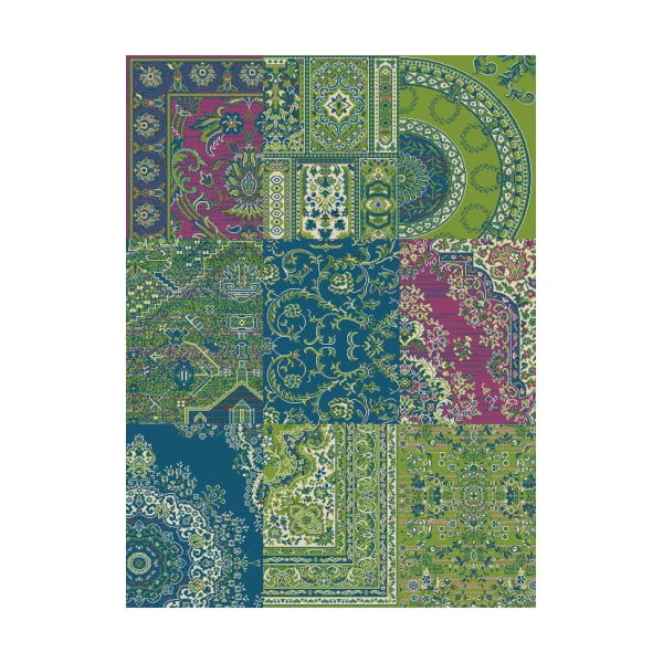 Zeleno-modrý koberec Hanse Home Prime Pile, 60 x 110 cm