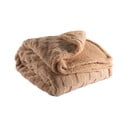 Hnědá deka z mikroplyše 150x200 cm Rava – Tiseco Home Studio