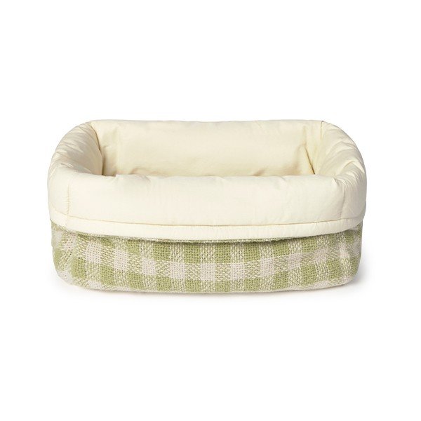 Světle zelený látkový dětský koš na hračky 30x20x20 cm Swan Matcha – Lorena Canals-image-3