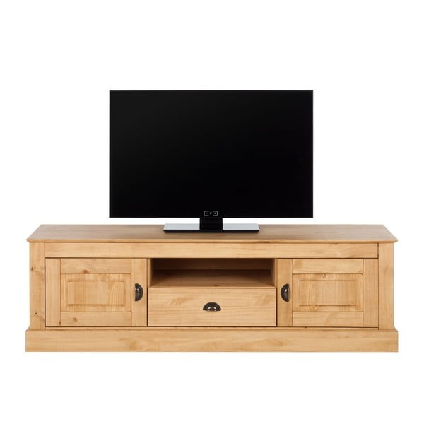Přírodní TV komoda z borovicového dřeva Støraa Tommy
