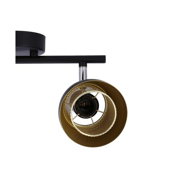 Černé stropní svítidlo s kovovým stínidlem 41.5x10 cm Aleksandria – Candellux Lighting-image-4