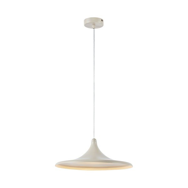 Béžové kovové LED stmívatelné závěsné svítidlo ø37x13 cm Beam – Markslöjd