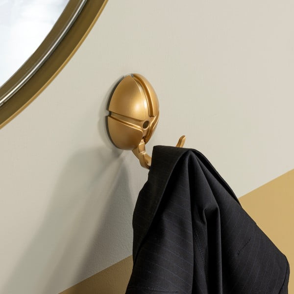 Nástěnný plastový háček ve zlaté barvě Tick – Spinder Design-image-4