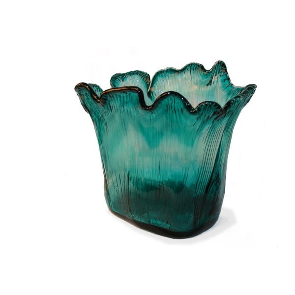 Skleněná váza Turquoise