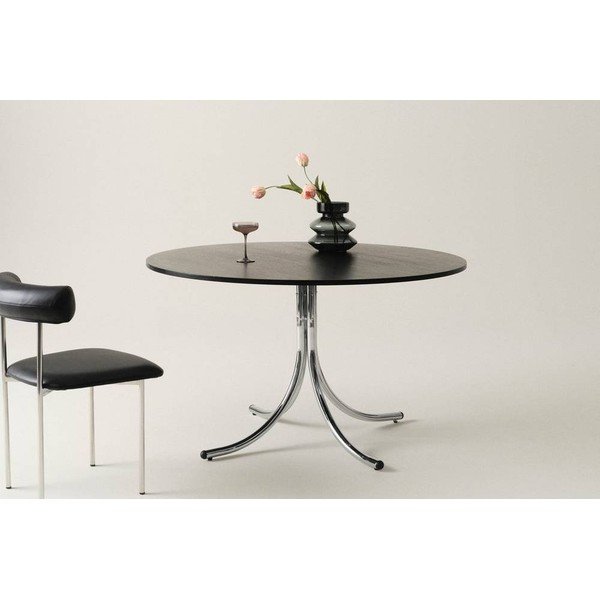 Kovový kulatý jídelní stůl ø 130 cm Chipley – Jotex-image-1