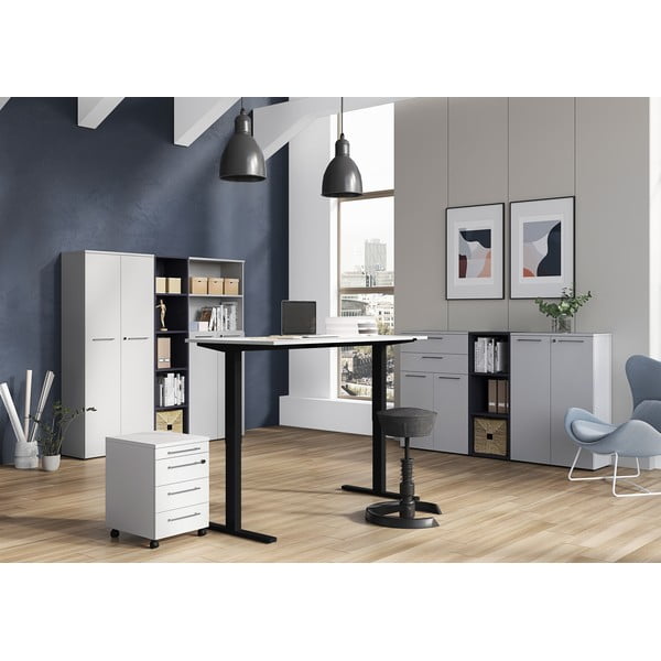 Polohovací pracovní stůl 80x160 cm Agenda – Germania-image-4