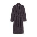 Antracitový bavlněný župan velikost XL/XXL Terry – HIP