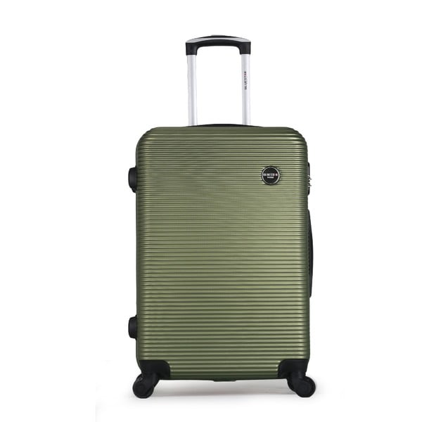 Zelený cestovní kufr na kolečkách BlueStar Porto, 64 l