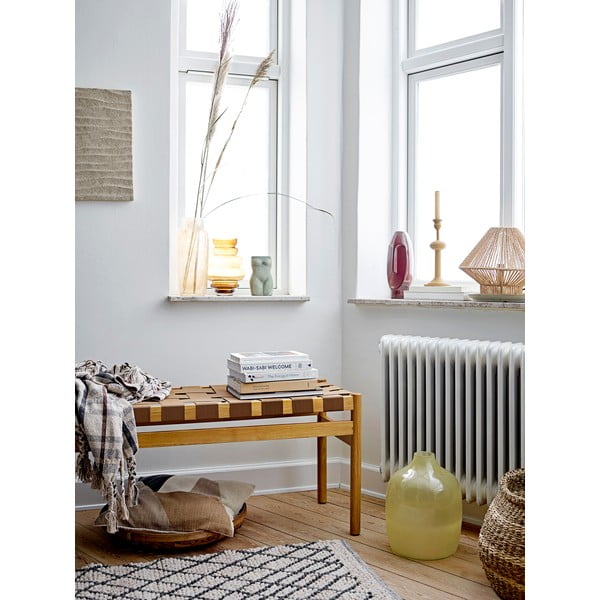 Šedozelená váza z terakoty Bloomingville Emeli, výška 16 cm-image-1