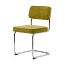 Zelená manšestrová jídelní židle Rupert – Unique Furniture