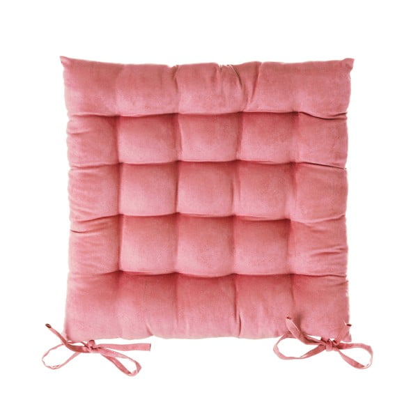 Růžový podsedák na židli Casa Selección, 40 x 40 cm