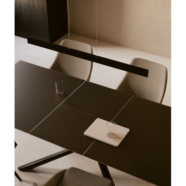 Rozkládací jídelní stůl s přídavnou deskou s keramickou deskou 90x160 cm Theone – Kave Home-image-2
