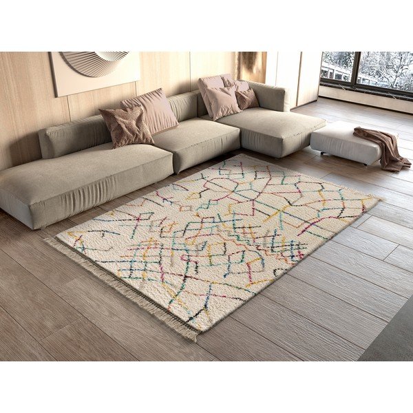Krémově bílý koberec Universal Yveline Multi, 80 x 150 cm-image-1