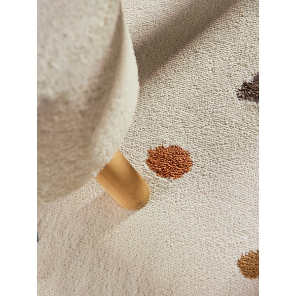 Krémový dětský koberec ø160 cm Funny Dots – Hanse Home-image-4
