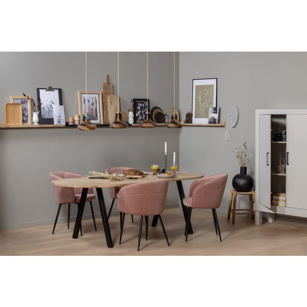 Police na obrázky z dubového dřeva v přírodní barvě 120 cm Studio – WOOOD-image-1