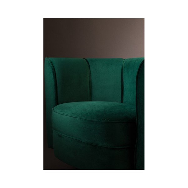 Zelené křeslo Dutchbone Flower-image-4