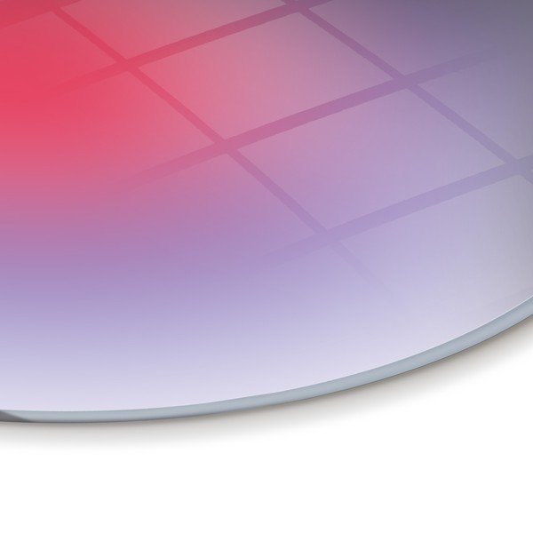 Tištěný skleněný obraz ø 70 cm Halo – Styler-image-4