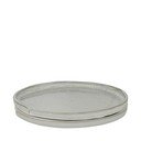 Bílé talíře v sadě 2 ks z kamene ø 20 cm Sand Grain – Mette Ditmer Denmark