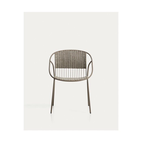 Taupe zahradní židle Atrani – Kave Home-image-4