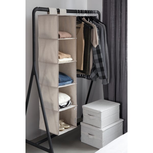 Závěsný látkový organizér do skříně Soft Storage – Bigso Box of Sweden-image-1