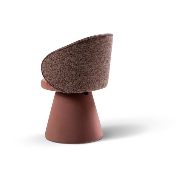 Růžové sametové křeslo Inez – Micadoni -image-4