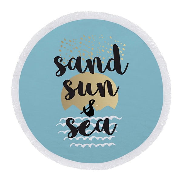 Kruhová osuška Sand, Sun and Sea