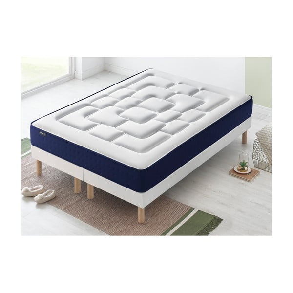 Dvoulůžková postel s matrací Bobochic Paris Velours, 90 x 200 cm + 90 x 200 cm