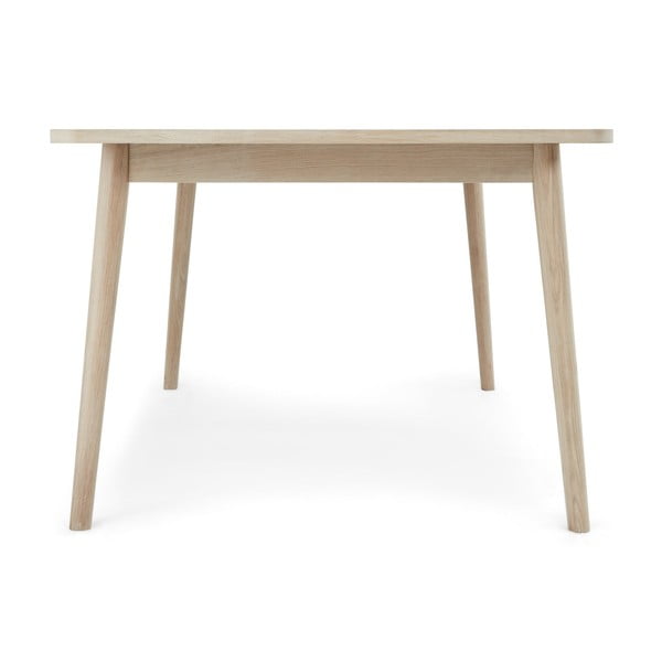 Rozkládací jídelní stůl s deskou v dubovém dekoru v přírodní barvě 100x200 cm Nyborg – Furnhouse-image-3