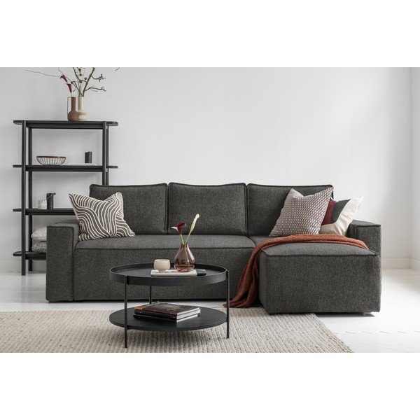 Antracitová rozkládací rohová pohovka (variabilní) Brave Dave – Miuform-image-4