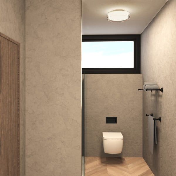 Bílé stropní svítidlo SULION Nilo, ø 30 cm-image-4