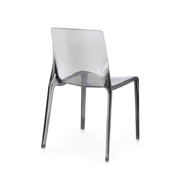 Šedá plastová zahradní židle Adele – Bizzotto-image-3