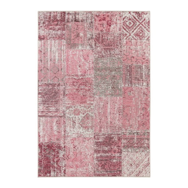 Růžový koberec Elle Decoration Pleasure Denain, 80 x 150 cm
