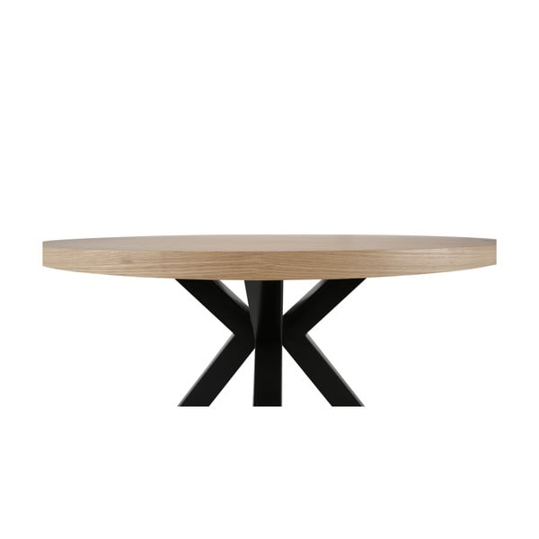 Kulatý jídelní stůl s černýma nohama Canett Maison, ø 120 cm-image-3