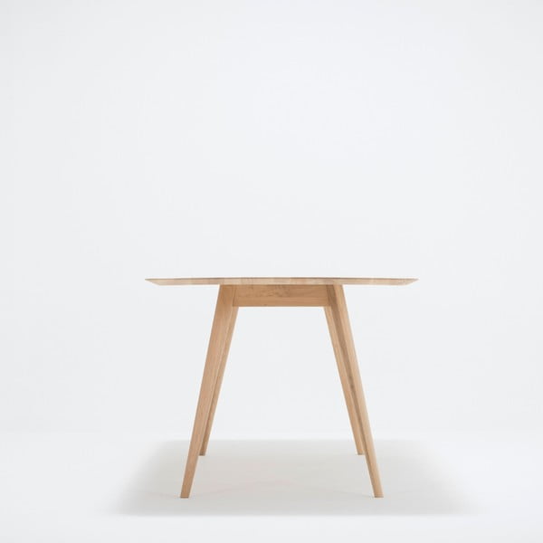 Jídelní stůl z masivního dubového dřeva Gazzda Stafa, 220 x 90 cm-image-1