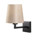 Černé/krémové nástěnné svítidlo ø 18 cm Profil – Opviq lights