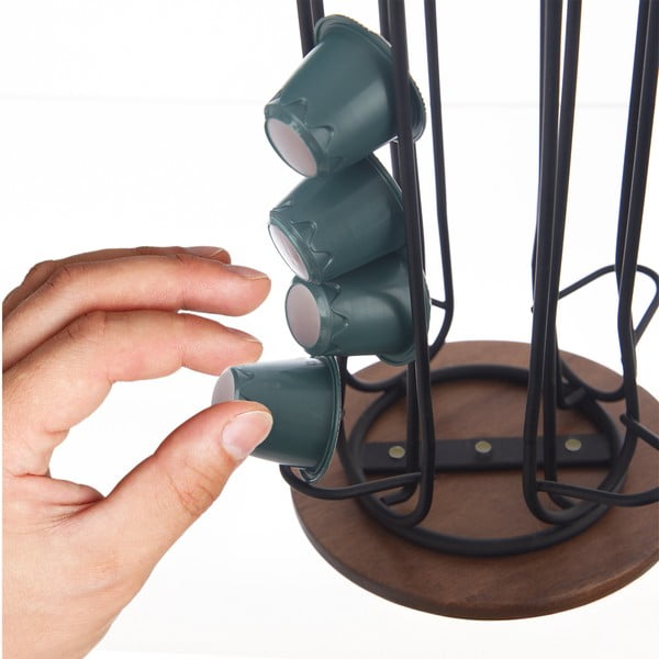 Černý stojan na kapsle Radka – Orion-image-2