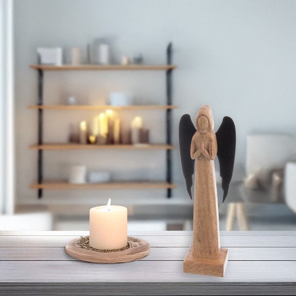 Dřevěná soška (výška 27 cm) Angel – Orion-image-1