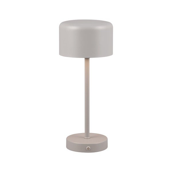 Světle šedá LED stmívatelná stolní lampa (výška 30 cm) Jeff – Reality-image-1