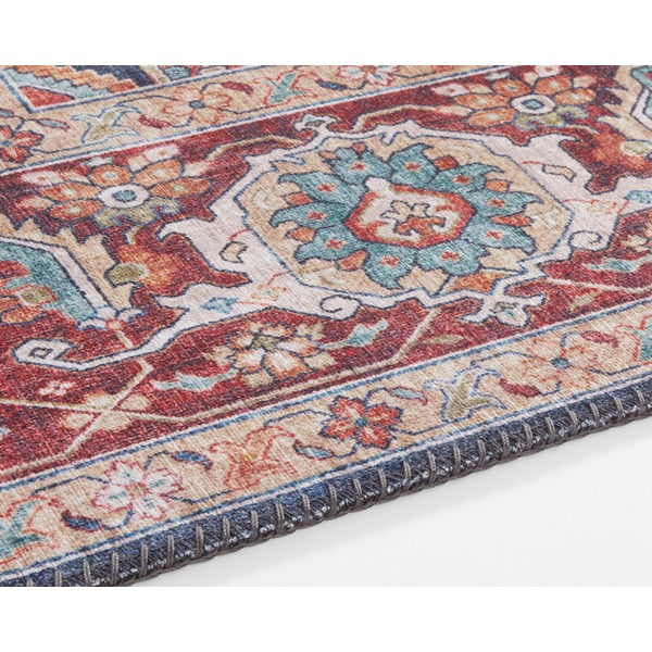 Tmavě modro-červený běhoun Nouristan Sylla, 80 x 200 cm-image-3