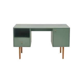 Zelený pracovní stůl 130x50 cm Color Living - Tom Tailor for Tenzo