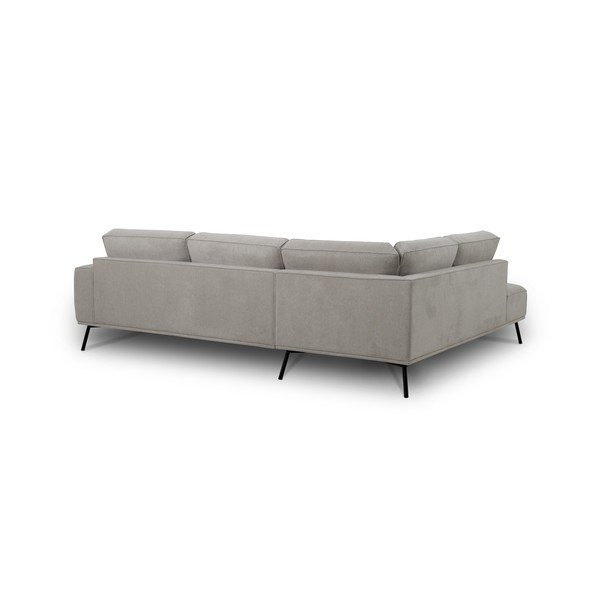 Šedobéžová žinylková rohová pohovka (levý roh/do L) Amsterdam – Scandic-image-3