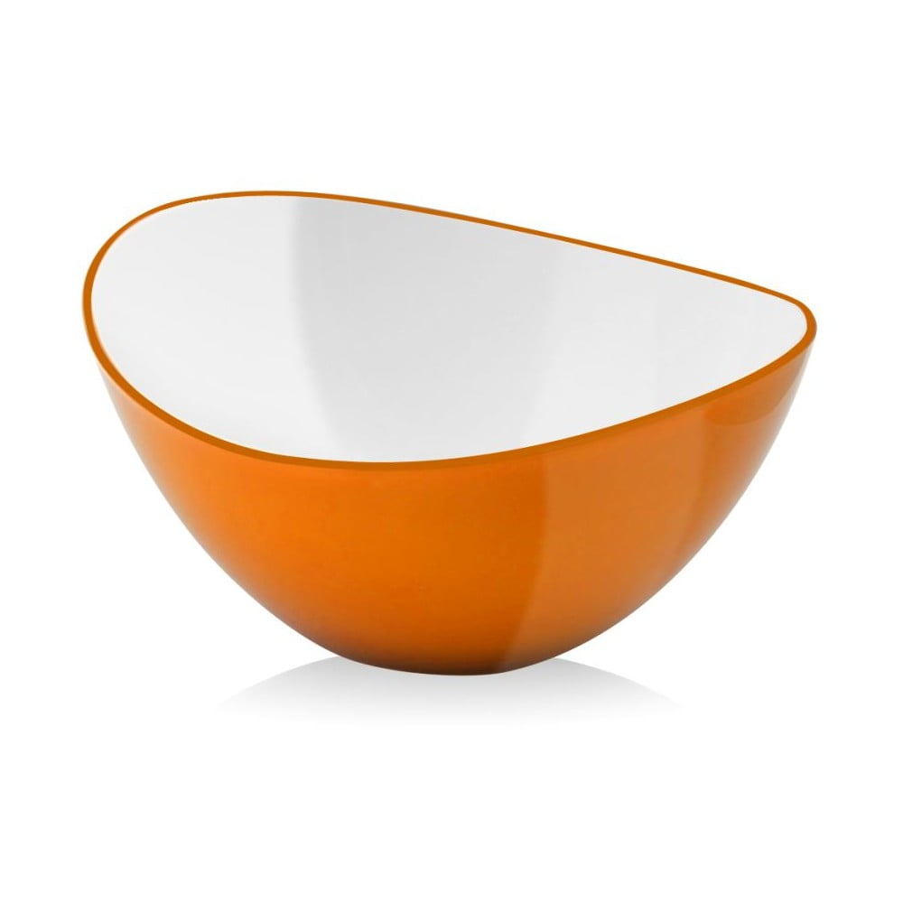 Oranžová salátová mísa Vialli Design, 25 cm