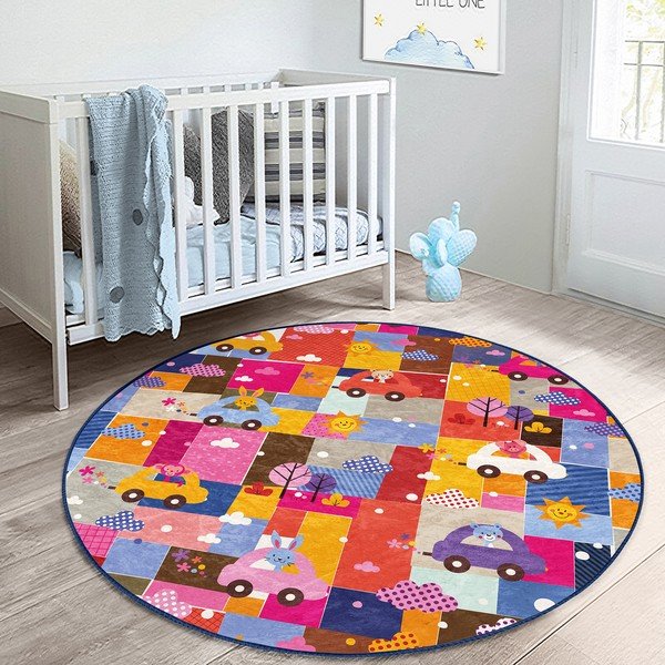 Dětský koberec ø 120 cm Comfort – Mila Home-image-2